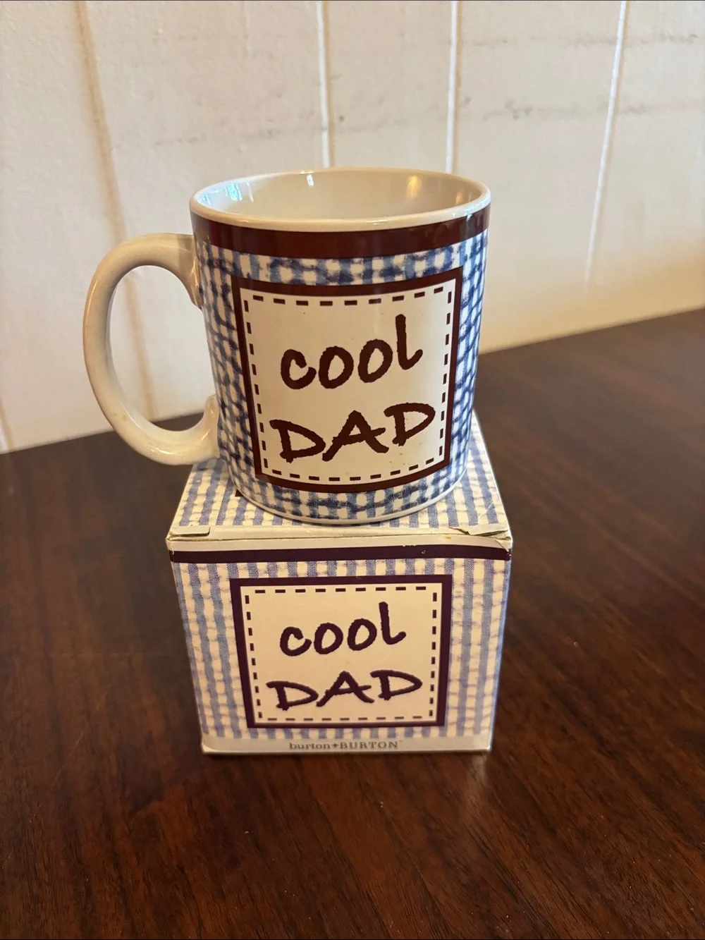 Burton + Burton “Cool Dad” Coffee Mug New in Box